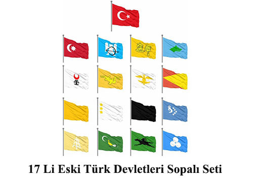 17-Li-Eski-Türk-Devletleri-Sopali-Bayrak-Seti